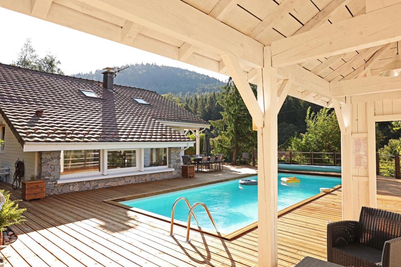 Le Chalet Blanc - Jacuzzi / Piscine / Sauna Gérardmer Exteriér fotografie